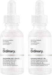 The Ordinary Hyaluronic Acid with 2% + B5 (30ml) and The Ordinary Niacinamide 10% + Zinc 1% (30ml) Bundle Face Care Set